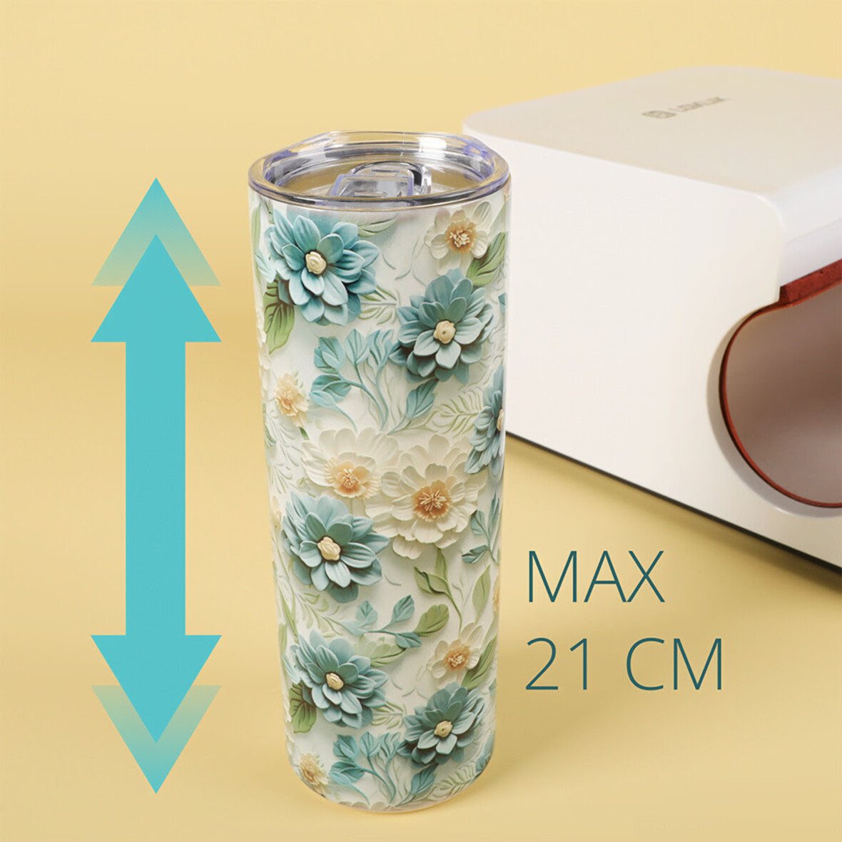LOKLiK Auto Tumbler Heat Press - White